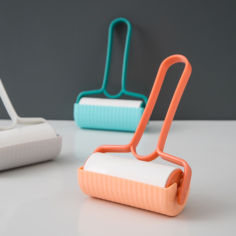 Cây Lăn Bụi Làm Sạch Quần Áo, Lông Chó Mèo, Ga Giường, Sofa Có Nắp Che Nhiều Màu Độc Lạ K002
