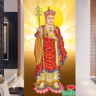 Tranh đính đá/tranh thêu địa tạng vương bồ tát lv549,lv3414