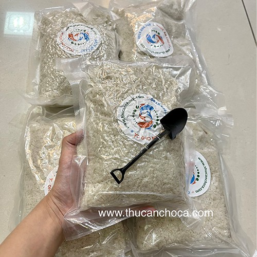 Muối hột combo 5 bịch (1kg/bịch) (tặng xẻng múc) cho hồ cá