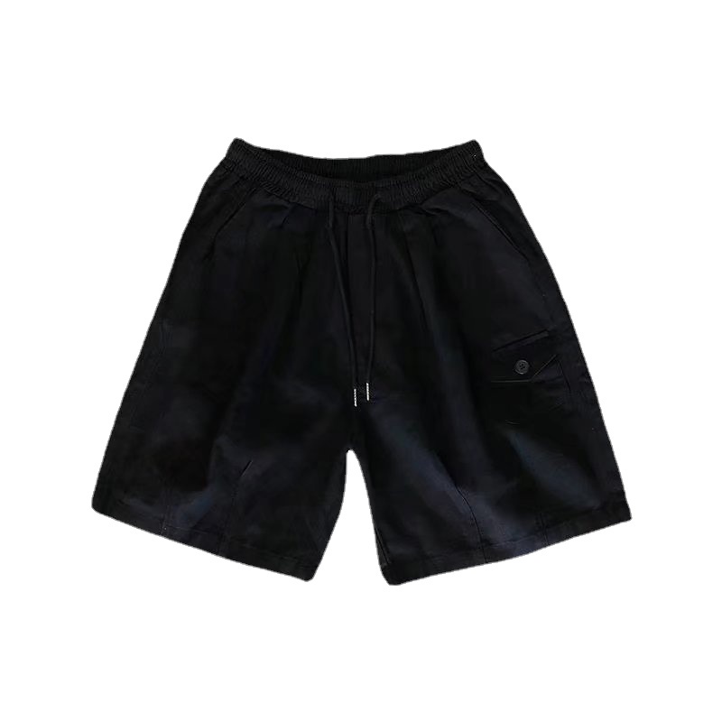 【M-3XL】Quần Short Kaki Ống Rộng Có Túi Phong Cách Hip Hop Thời Trang Mùa Hè Cho Nam Cỡ Lớn M-3XL