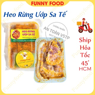 Heo Rừng Ướp Sa Tế 500g Ba Rọi Heo Rừng Ướp Sa Tế Ship Hỏa Tốc HCM