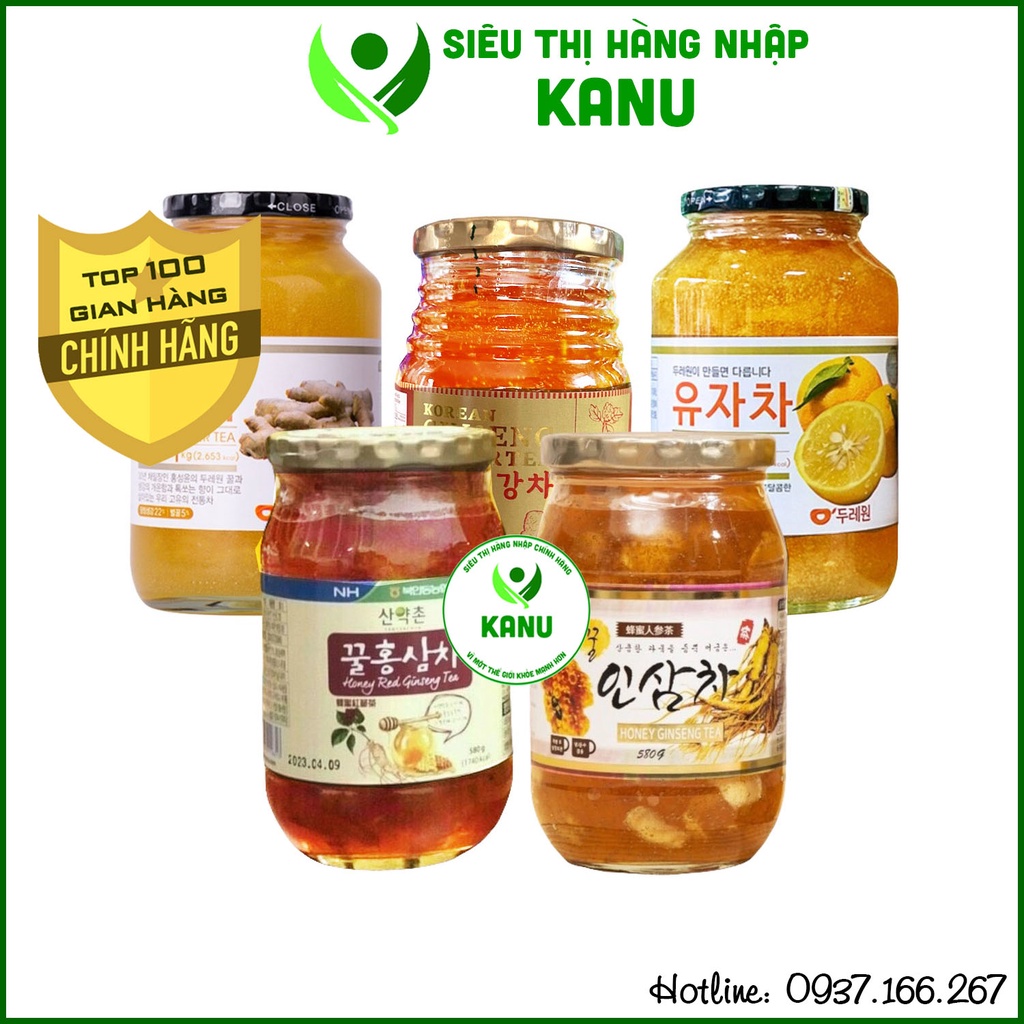 Các loại mật ong ngâm Hàn Quốc tăng đề kháng