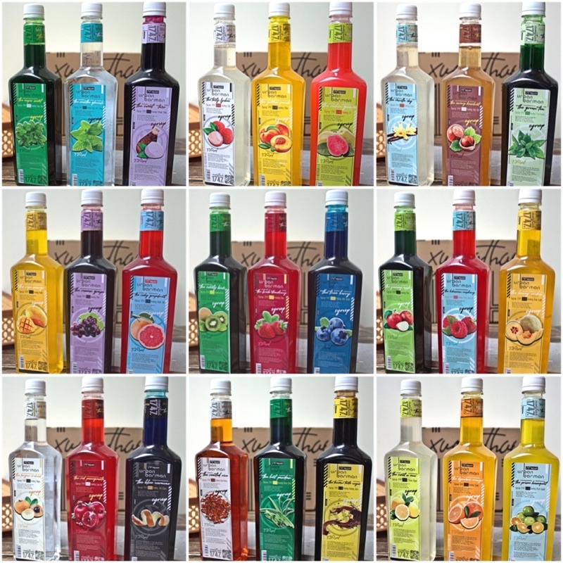 Siro Syrup Urban Barman các vị 730ml