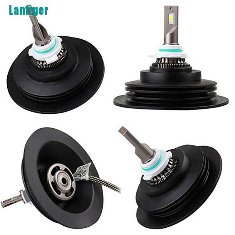 1 Vỏ Cao Su Mềm Bọc Đèn Pha LED Chống Bụi Thông Dụng Cho Xe Hơi
