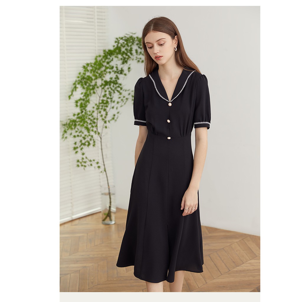 ĐẦM TRƠN TAY PHỒNG DÁNG XÒE SIÊU TÔN DÁNG CHO CÁC NANG XINH ĐẸP