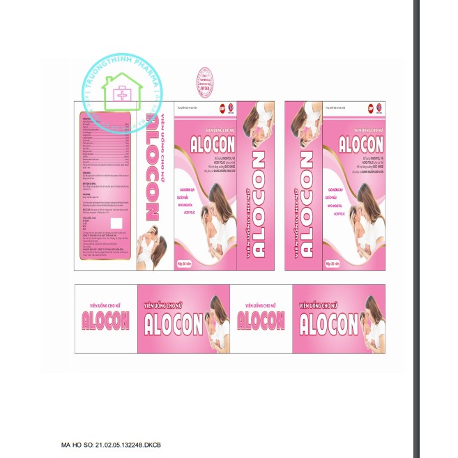 ALO CON-Viên uống hỗ trợ sức khỏe chuẩn bị mang thai