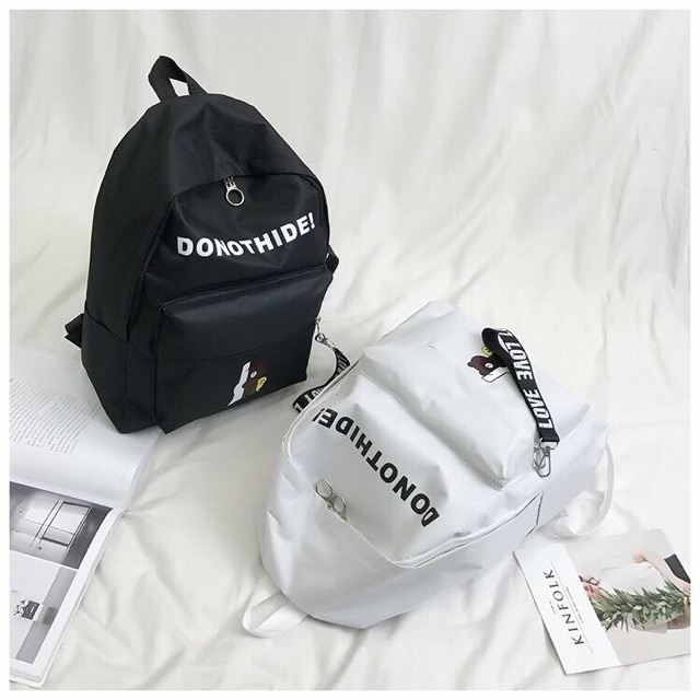 Balo gấu do not hide