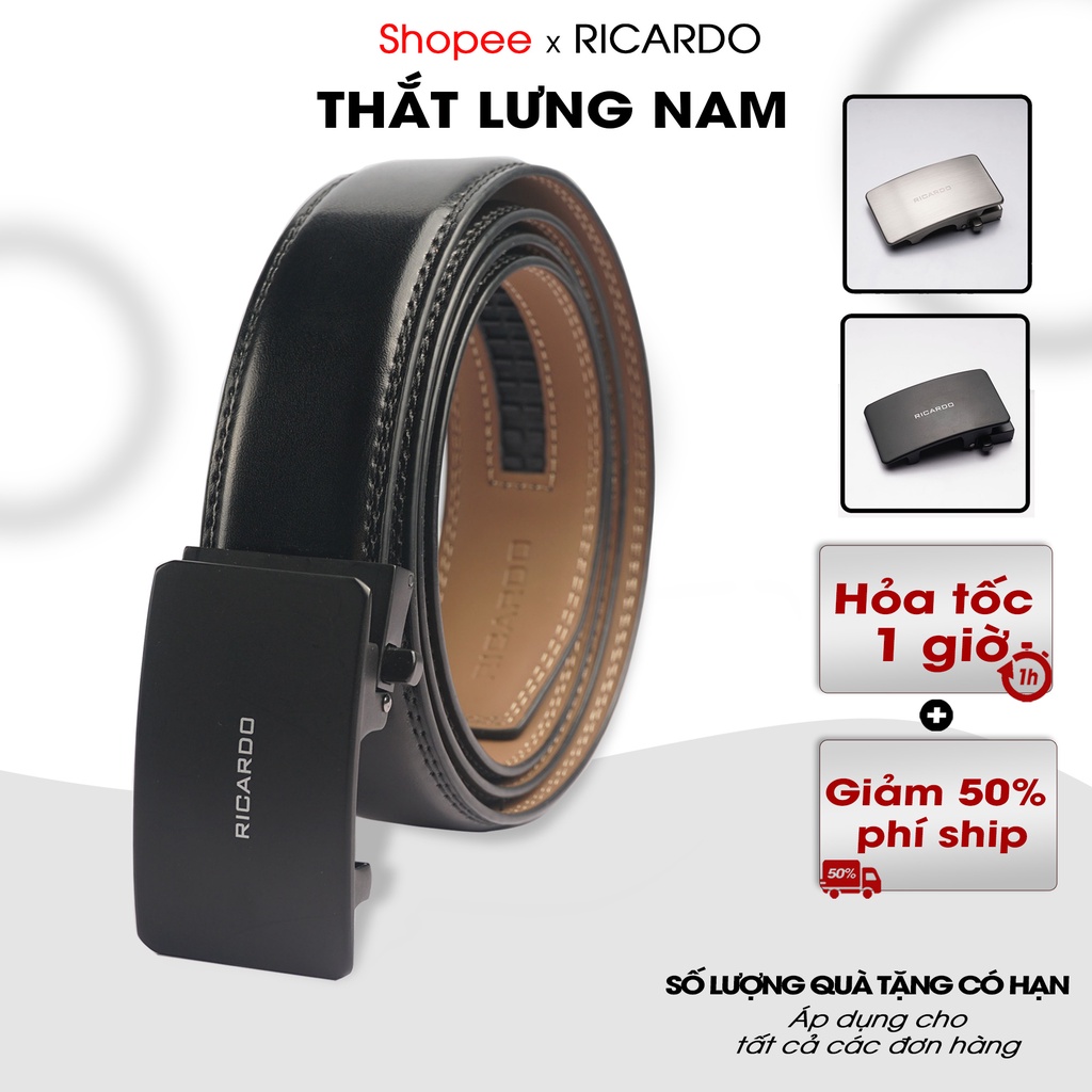 Thắt lưng nam da bò khóa đúc tự động cao cấp, Dây lưng nam da bò thật siêu bền đẹp bảo hành 12 tháng - T203