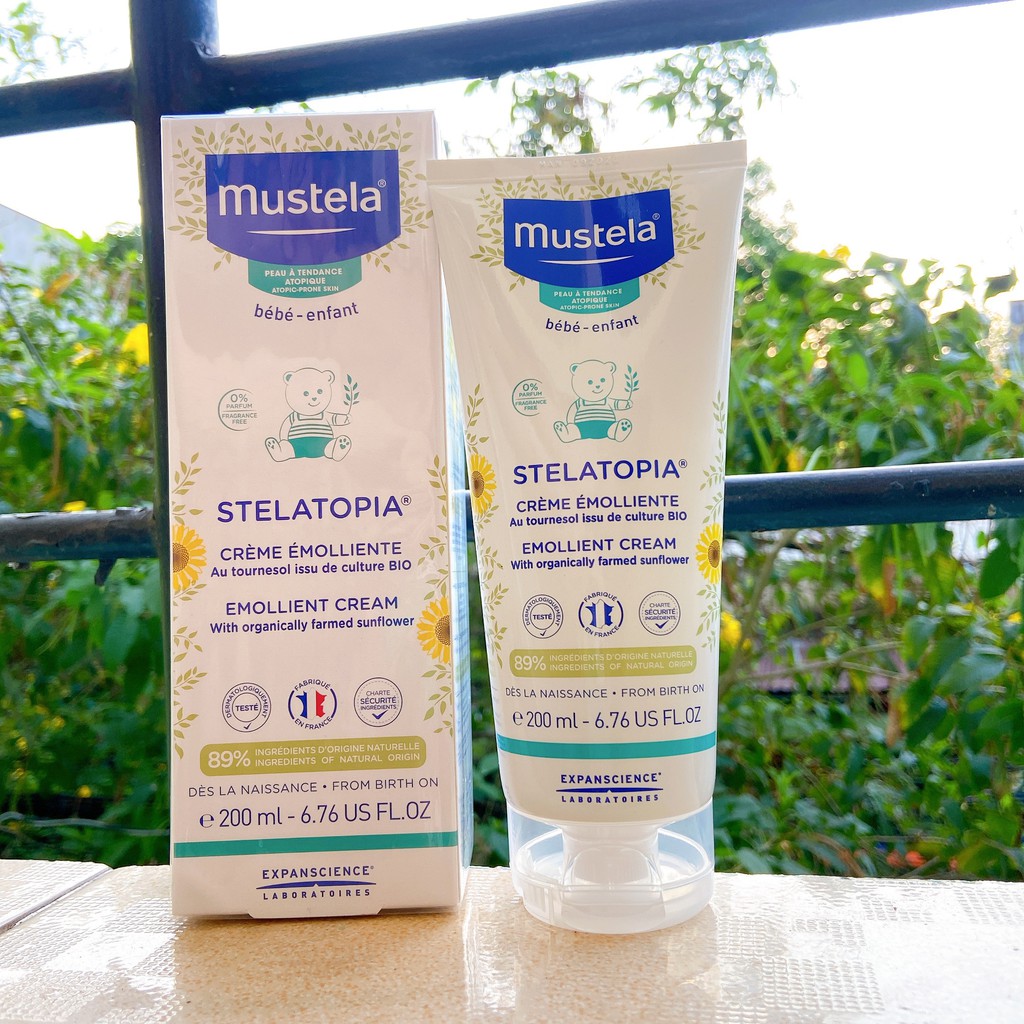 Kem Dưỡng Da Chàm Thể Tạng (Viêm Da Cơ Địa) Mustela Stelatopia Emollient Cream 200ml Phiên bản đặc biệt