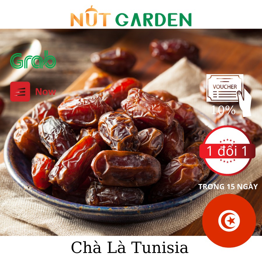 Chà Là Sấy Khô Nguyên Cành Nut Garden Quả Chà Là Hữu Cơ Nhập Khẩu Tunisia 500g