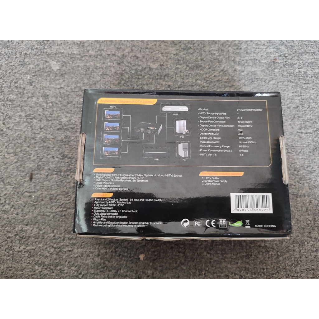 Bộ chia HDMI 1 ra 2 1080p 3D