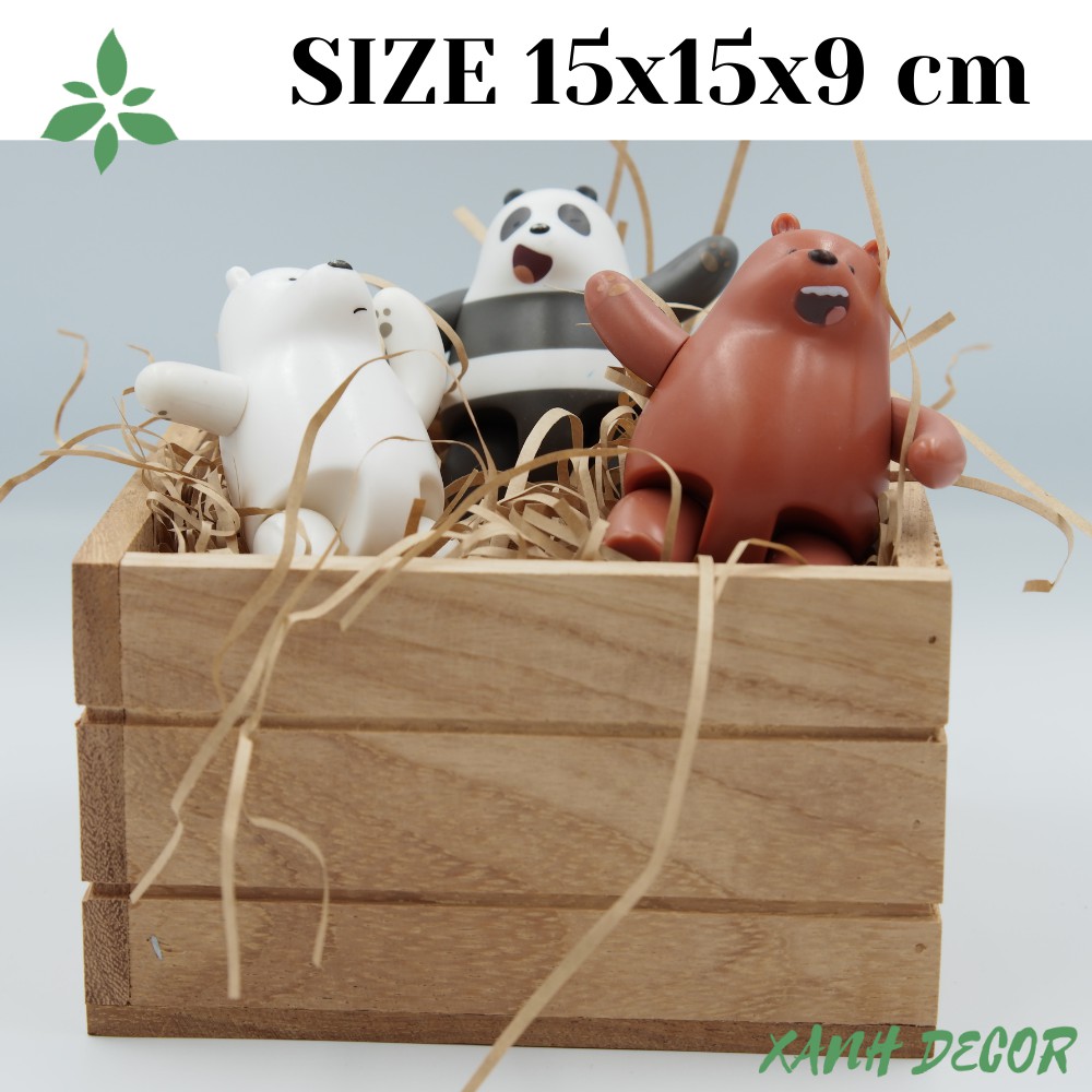 Chậu gỗ trồng cây để bàn cao cấp