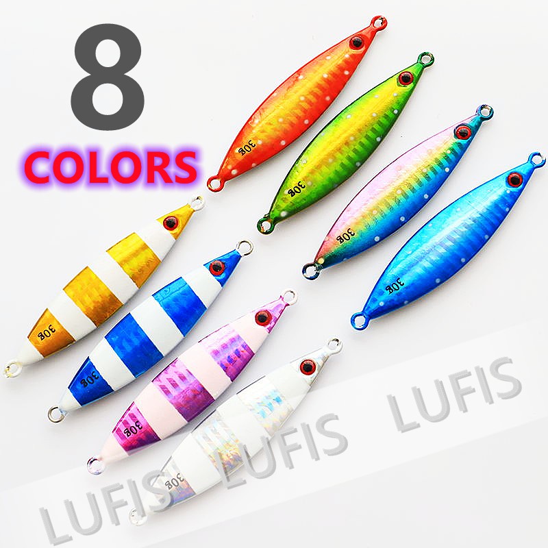 jigging Mồi Câu Cá Giả 8 Màu 100g / 120g / 150g / 200g Fishing lure