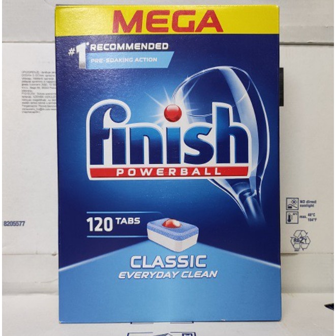 Viên rửa bát finish 120 viên (Giá Sốc hãng tài trợ )