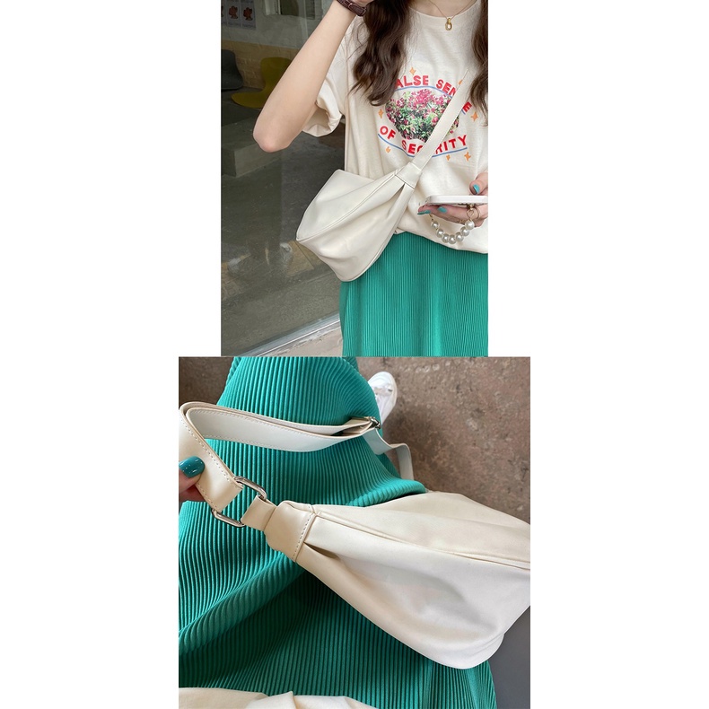 Túi đeo chéo nữ đeo ngực đeo vai nam/nữ thời trang da PU mềm hottrend lamminhstore 358