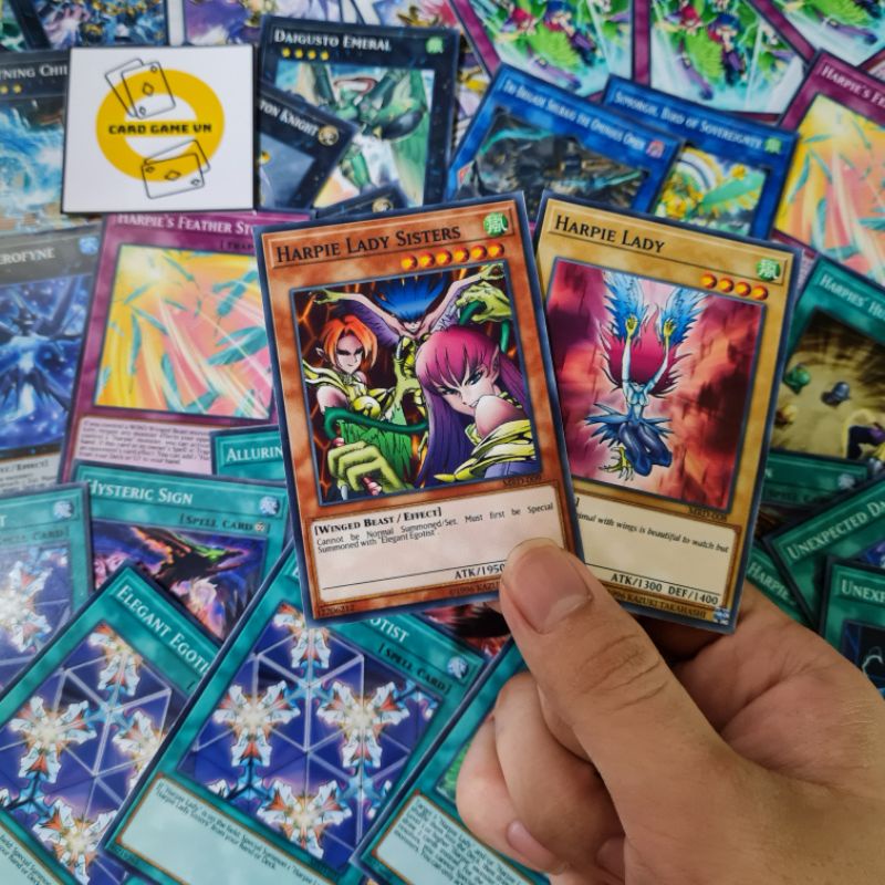 Bài YuGiOh - Bộ 54 lá bài Harpie Lady Deck của Mai Valentine - Card Game VN