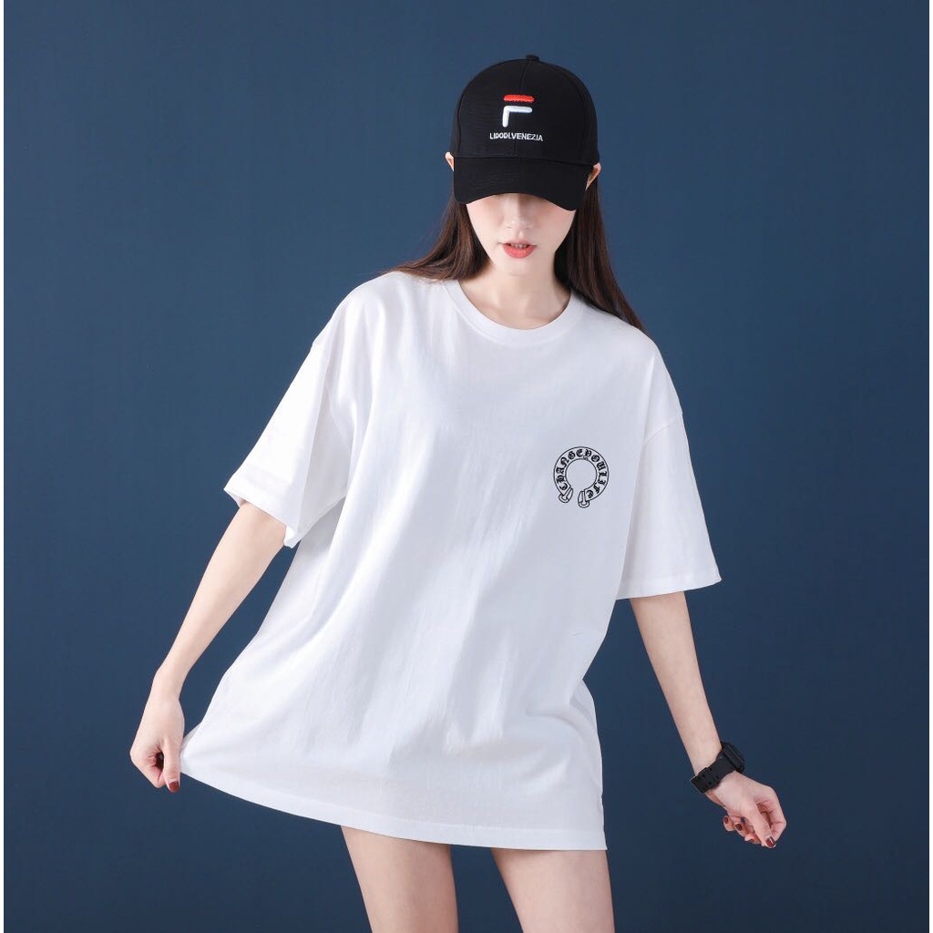 Mẫu Áo Thun Tay Lỡ Chrome Hearts AM01