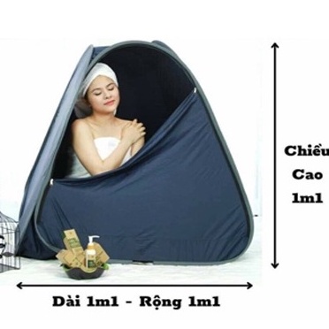 Lều Xông Hơi tự bung gấp gọn tại nhà - Lều xông hơi sau sinh Hoàng Nhân bảo hành 18 tháng (màu ngẫu nhiên)