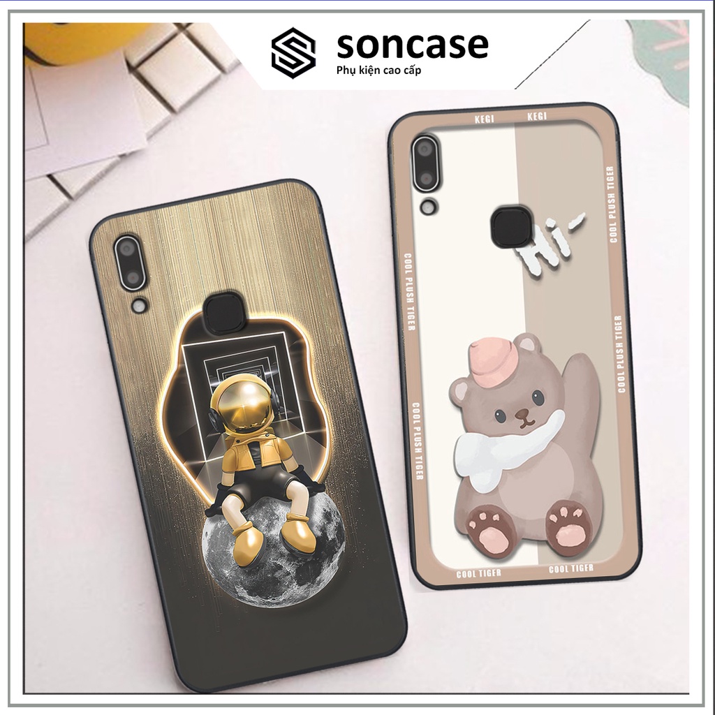 Ốp Vivo Y91 / Y91c / Y93 / Y95 in hình gấu bear, kaws, cute, đáng yêu, ốp lưng cao cấp chất lượng