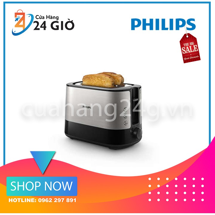 Máy Nướng Bánh Mì Philips HD2637
