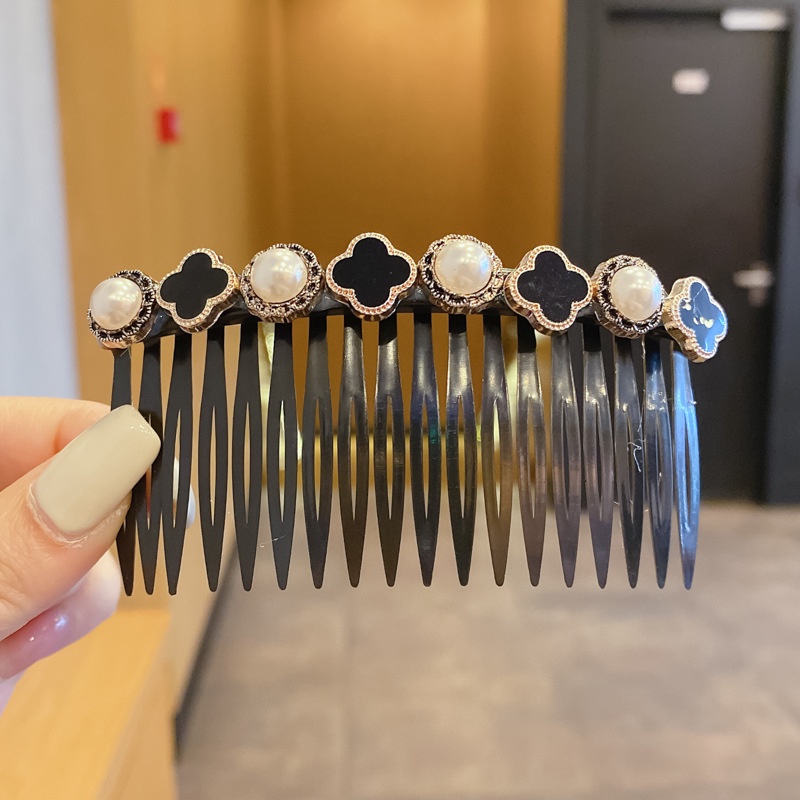 Lược cài tóc đính ngọc trai thời trang Hàn Quốc cho nữ
