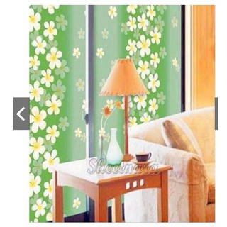 Decal dán kinh hoa lài xanh lá