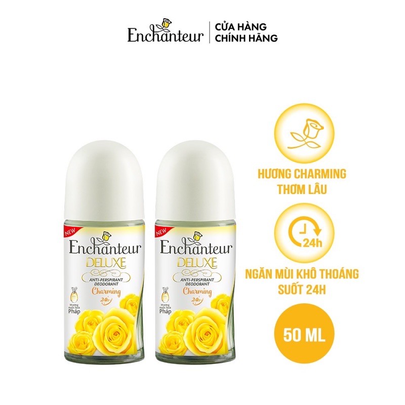 Lăn khử mùi trắng da Enchanteur 50ml