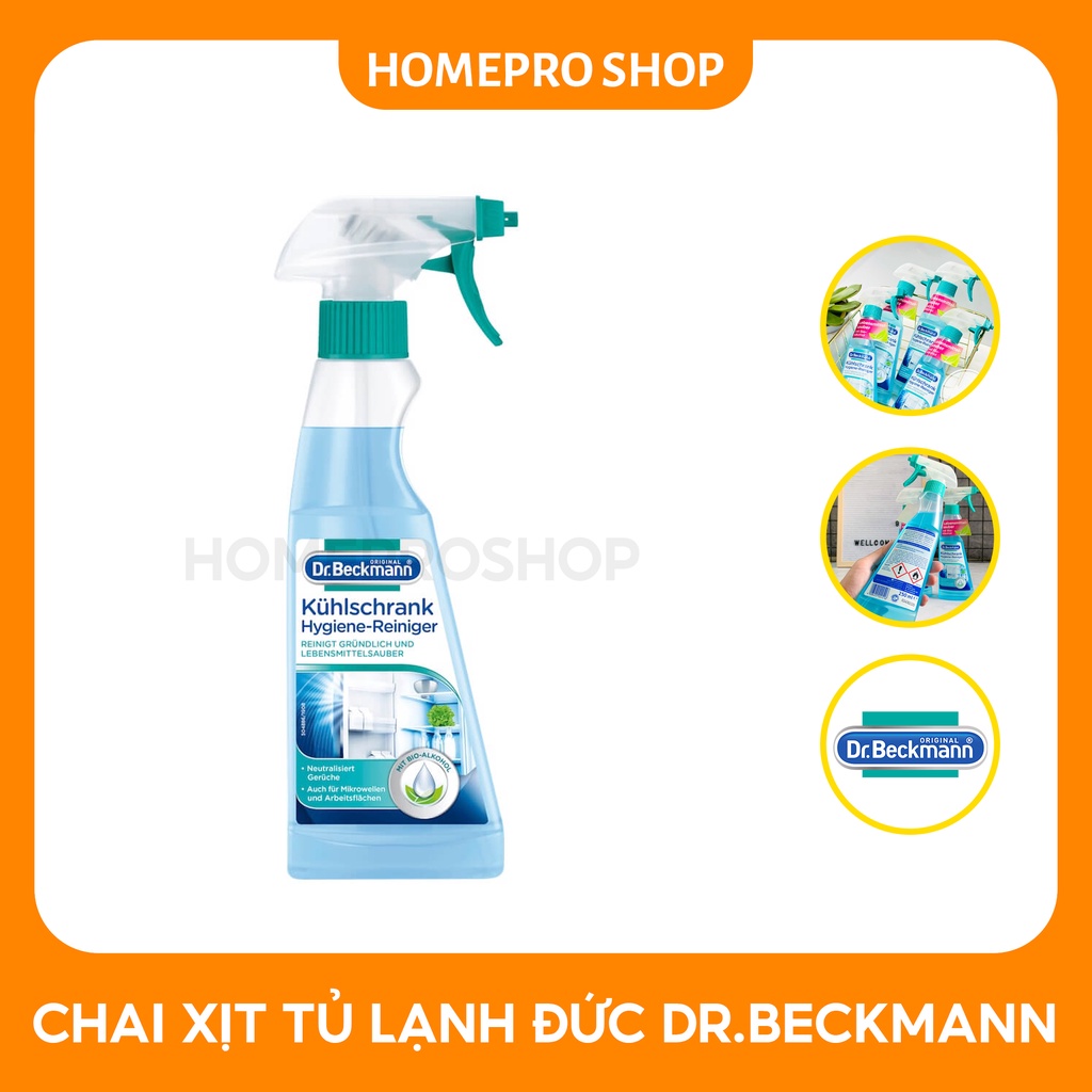 Chai vệ sinh tủ lạnh, lò vi sóng, lò nướng, tủ đông... DR.BECKMANN của Đức