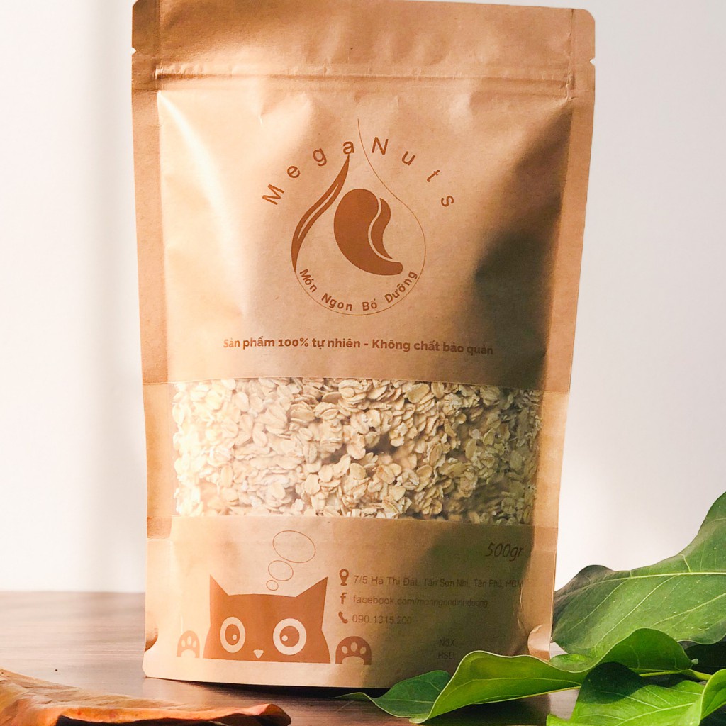 Yến mạch giảm cân quacker oats cán dẹt 1kg hỗ trợ giảm cân hiệu quả cho người healthy