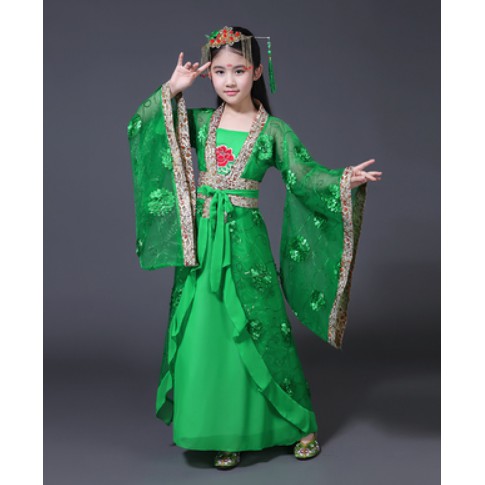 Bộ cổ trang cho bé gái xinh xắn nè, hàng có sẵn