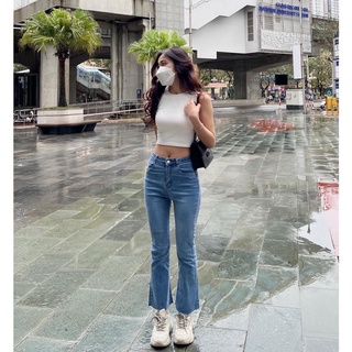 Quần Jeans loe rách