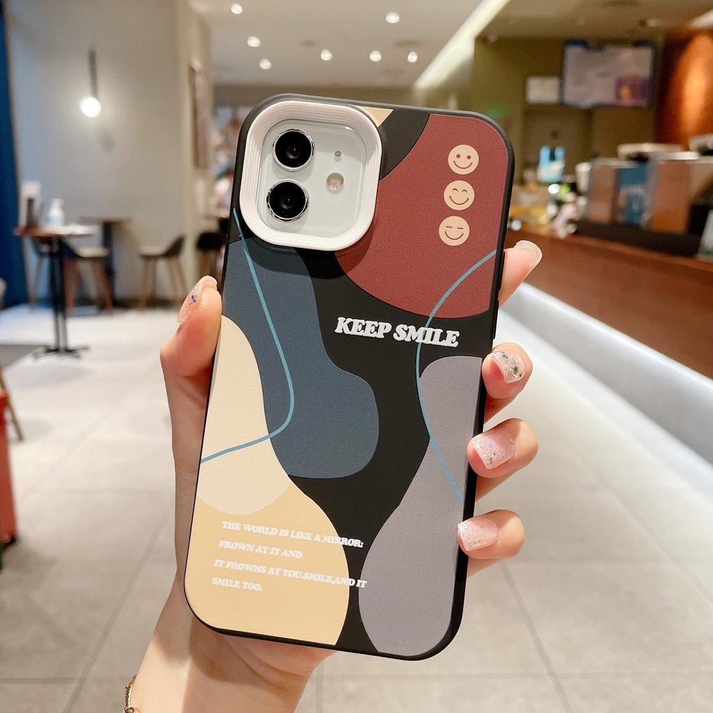 Ốp Điện Thoại Viền Màu Tương Phản 3 Trong 1 Cho IPhone 13Promax 12 11 7Plus X Xs Max XR