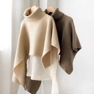 Áo croptop len cổ lọ cut out [ Hàng order ]