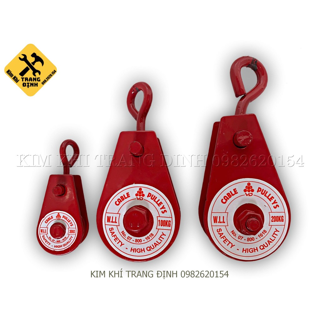 Ròng rọc treo hàng đủ số KIM KHÍ ĐỨC NGUYÊN