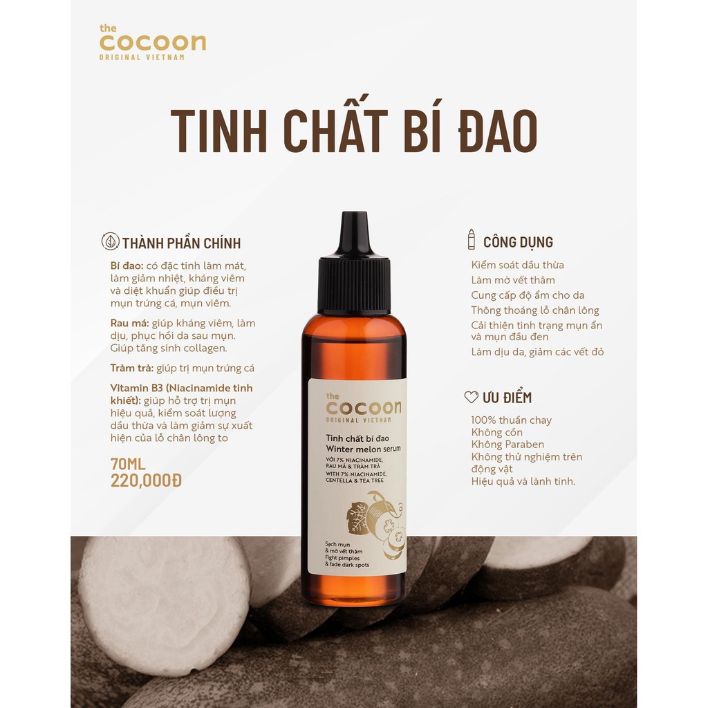 Combo Nước xịt bưởi pomelo COCOON 140ml + Serum sa-chi Phục hồi tóc COCOON 70ml