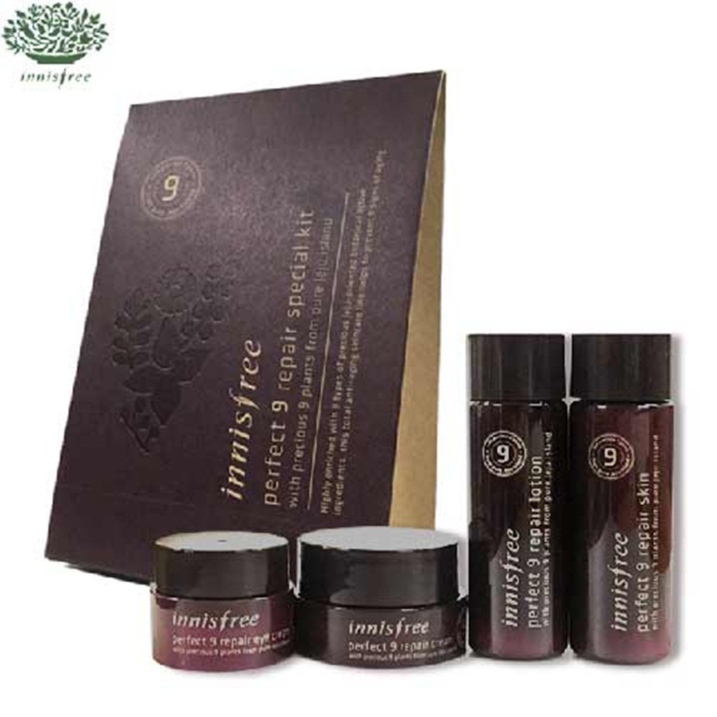 Bộ kit mini chống lão hóa Innisfree Perfect 9 Repair Special Kit