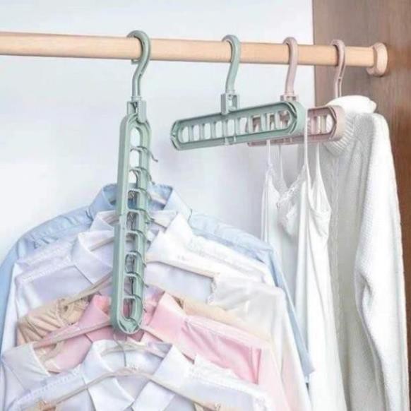 Mắc Treo Quần Áo 9 Lỗ Đa Năng - HV Store 380