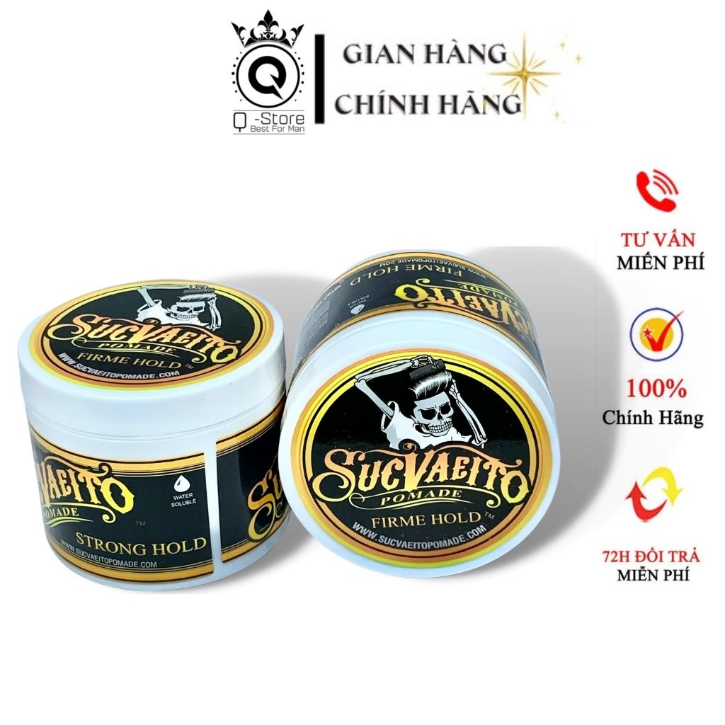 Sáp Vuốt Tóc Nam SUCVAEITO Pomade, Sáp Vuốt Tóc Chính Hãng Giữ Nếp Vượt Trội, Hương Nước Hoa Cuốn Hút