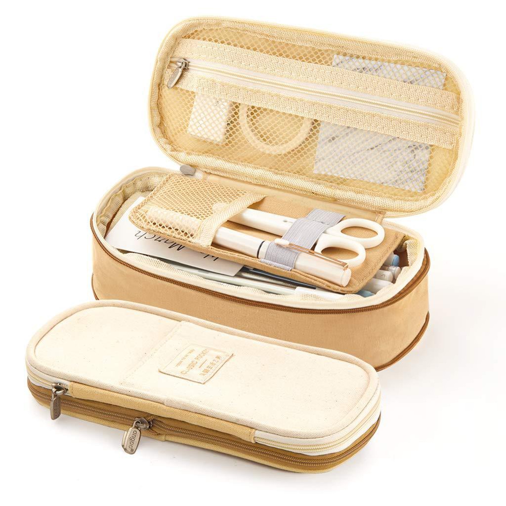 Hộp Bút Ohaya Cotton Lanh Nhật Bản Hàn Quốc Nhật Bản Chính Hãng Màu Macaron Phù Hợp Với Môi Trường Có Thể Biến Đổi Thành 90 Cây Bút Chì