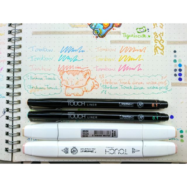 Bút của hãng Shinhan Touch marker và Shinhan liner