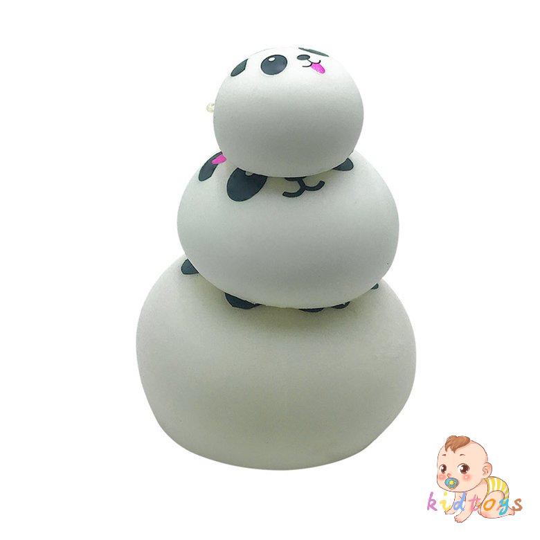 Đồ chơi squishy hình gấu trúc đáng yêu giúp giảm căng thẳng cho bé