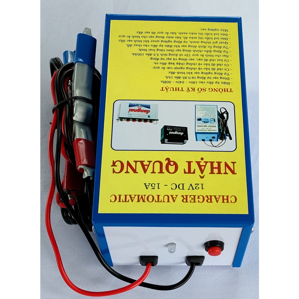 MÁY SẠC BÌNH ẮC QUY 12V 15A TỰ ĐỘNG
