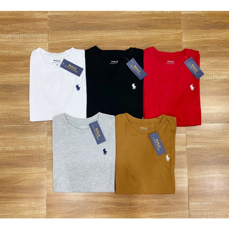 Áo thun polo trơn thêu