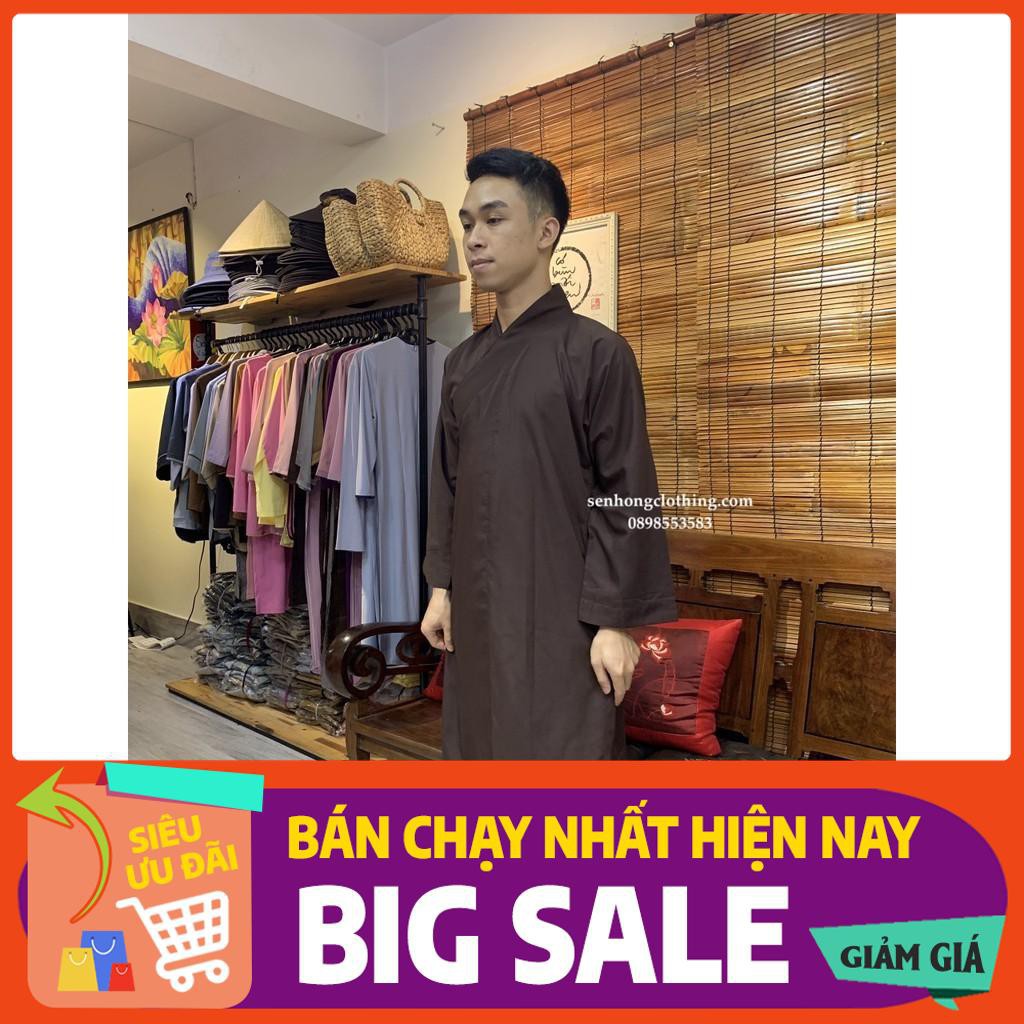 ÁO TRÀNG PHẬT TỬ NAM NỮ KATE MÁT MỊN KHÔNG BAI XÙ KHÔNG CO RÚT | BigBuy360 - bigbuy360.vn