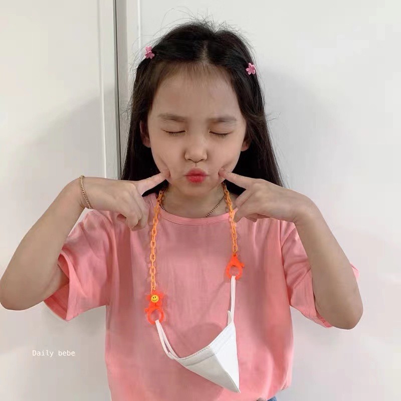 Dây Đeo Điện Thoại Chống Thất Lạc Họa Tiết Hoa Dễ Thương Cho Trẻ Em Phụ Kiện Thời Trang