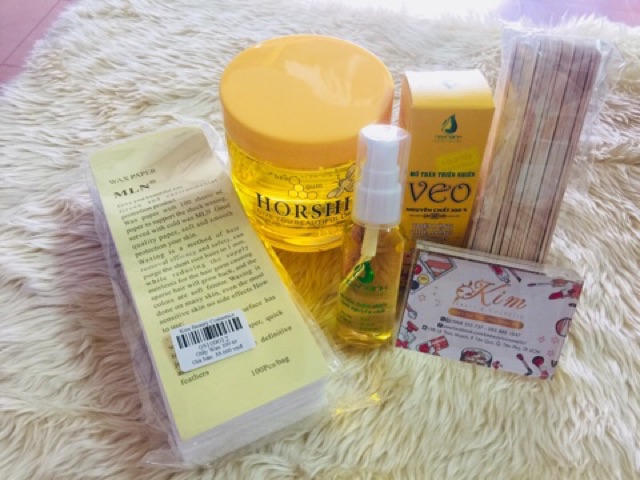Gel wax lông Horshion Mỡ trăn Veo Kèm Que Giấy | BigBuy360 - bigbuy360.vn