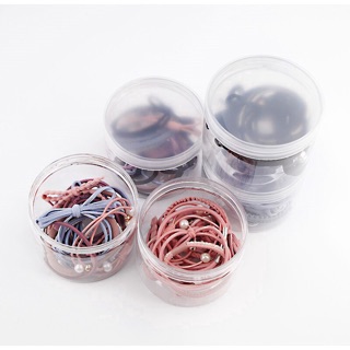 Set 12 dây buộc tóc phong cách Hàn Quốc siêu xinh