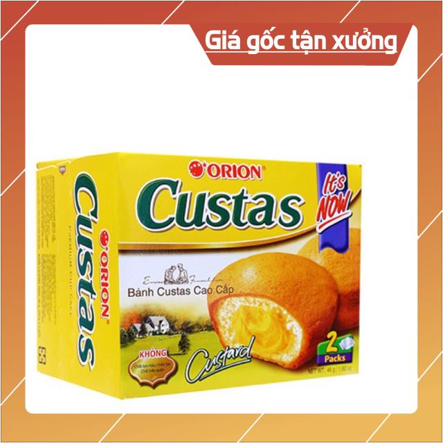 BÁNH ORION CUSTAS KEM TRỨNG HỘP 2 CÁI 47G