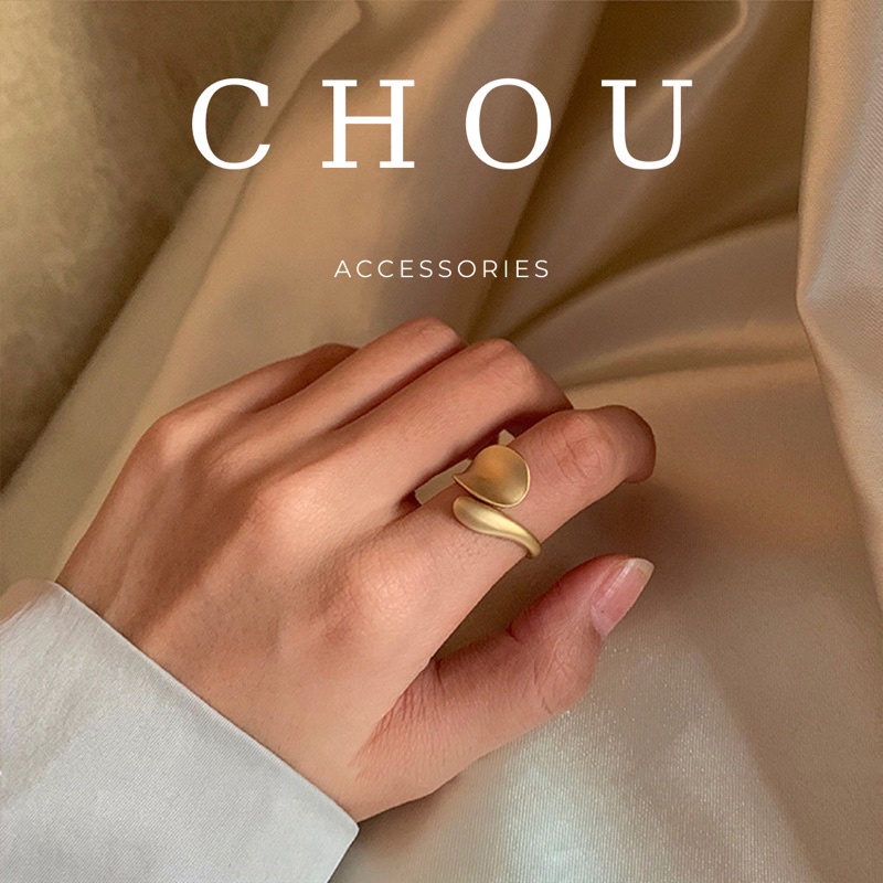 Nhẫn Nhám Dáng Hở | CHOU ACCESSORIES |