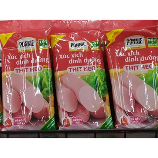 XÚC XÍCH DINH DƯỠNG THỊT HEO PONNIE 45G*4